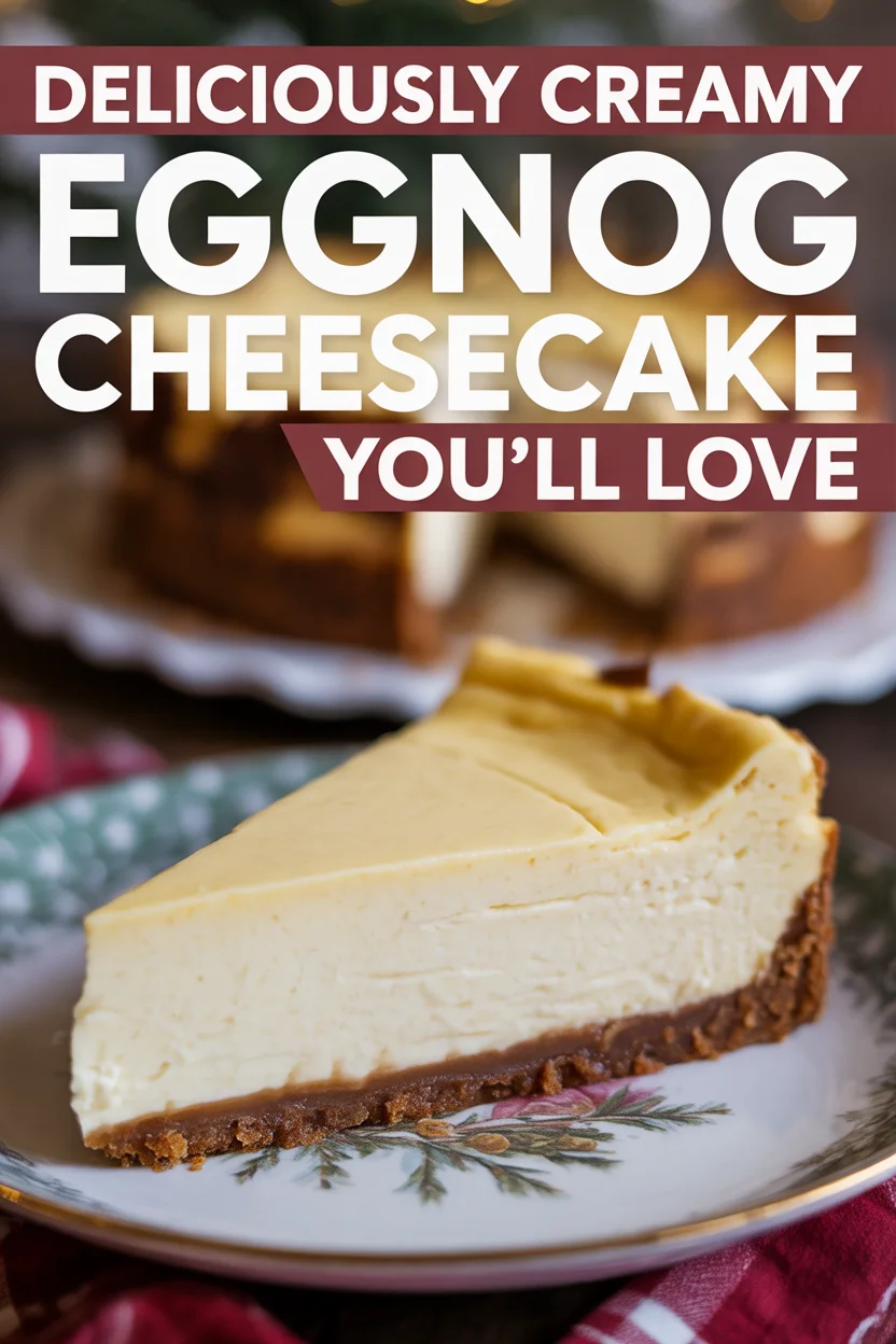 Eggnog Cheesecake