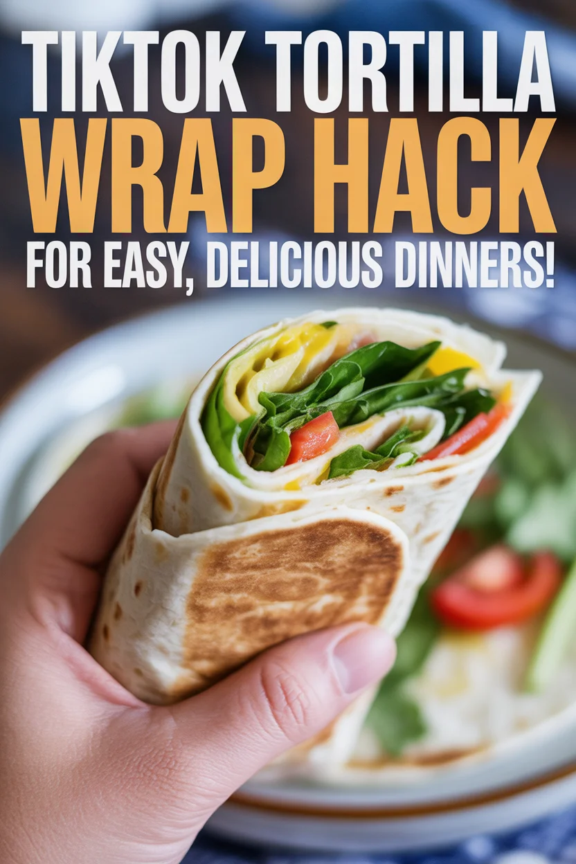 TikTok Tortilla Wrap Hack for Easy, Delicious Dinners!