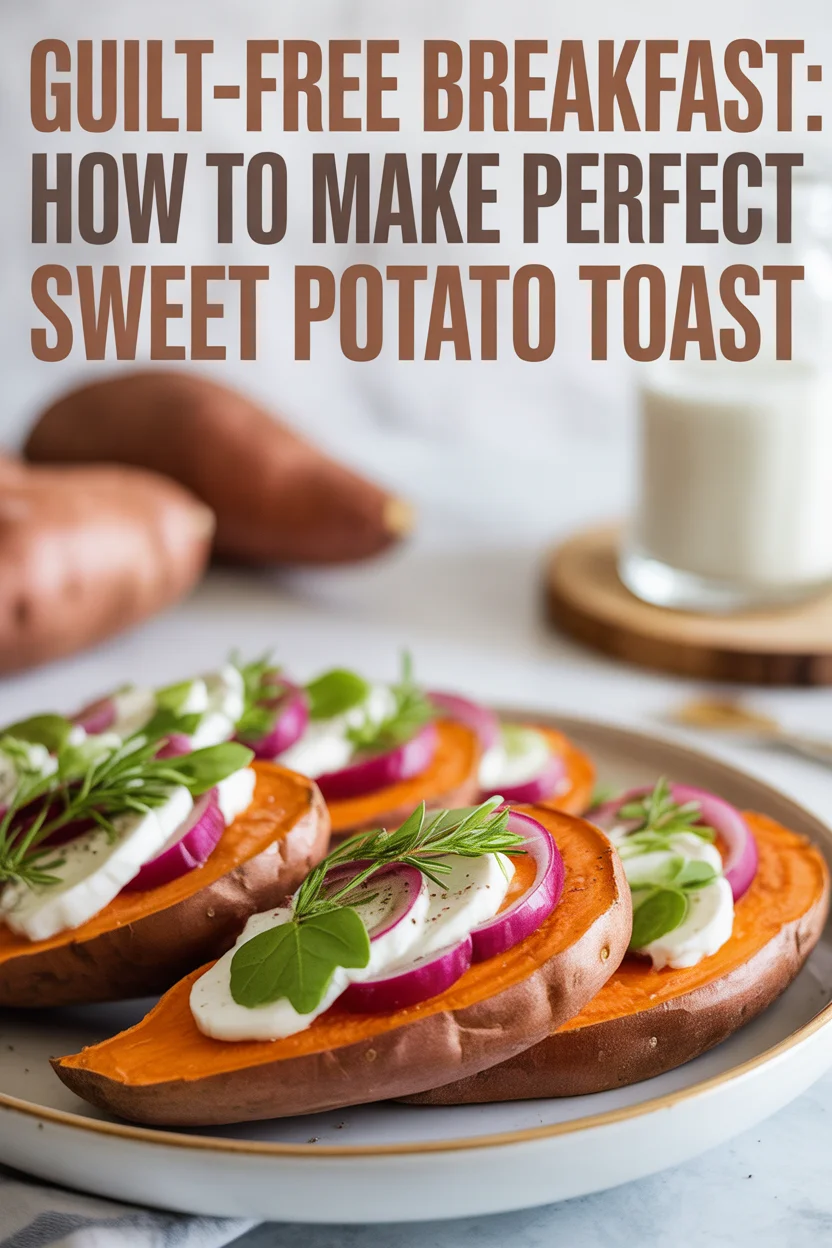 Guilt-Free Breakfast: How to Make Perfect Sweet Potato Toast