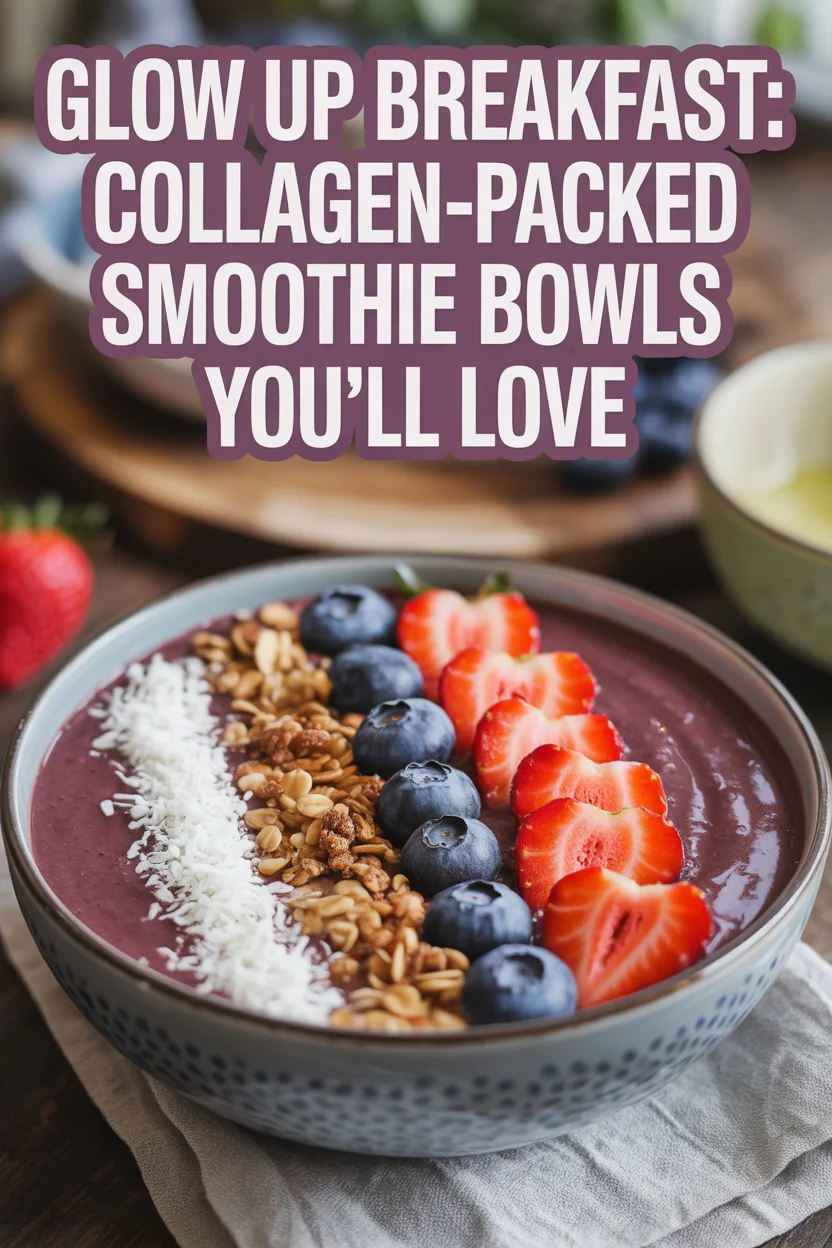 Collagen smoothie bowls
