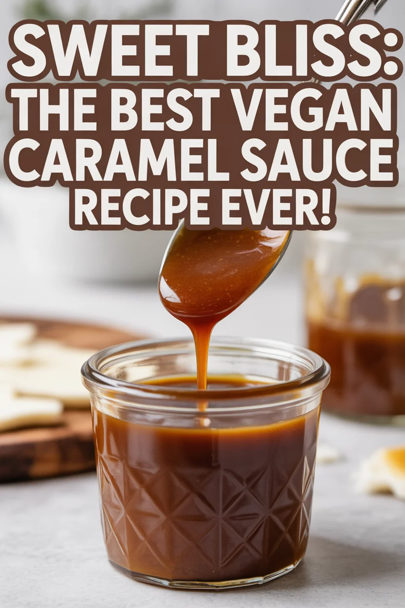Sweet Bliss: The Best Vegan Caramel Sauce Recipe Ever!