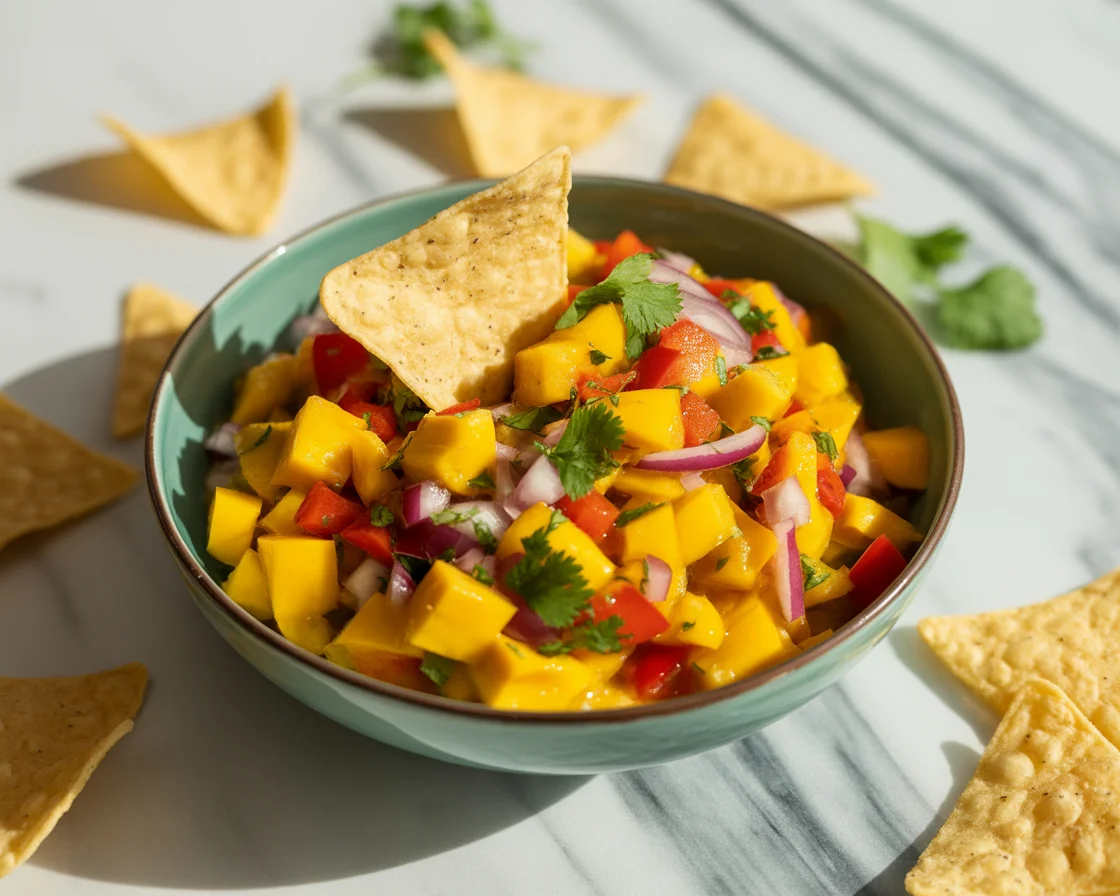 Spicy mango salsa