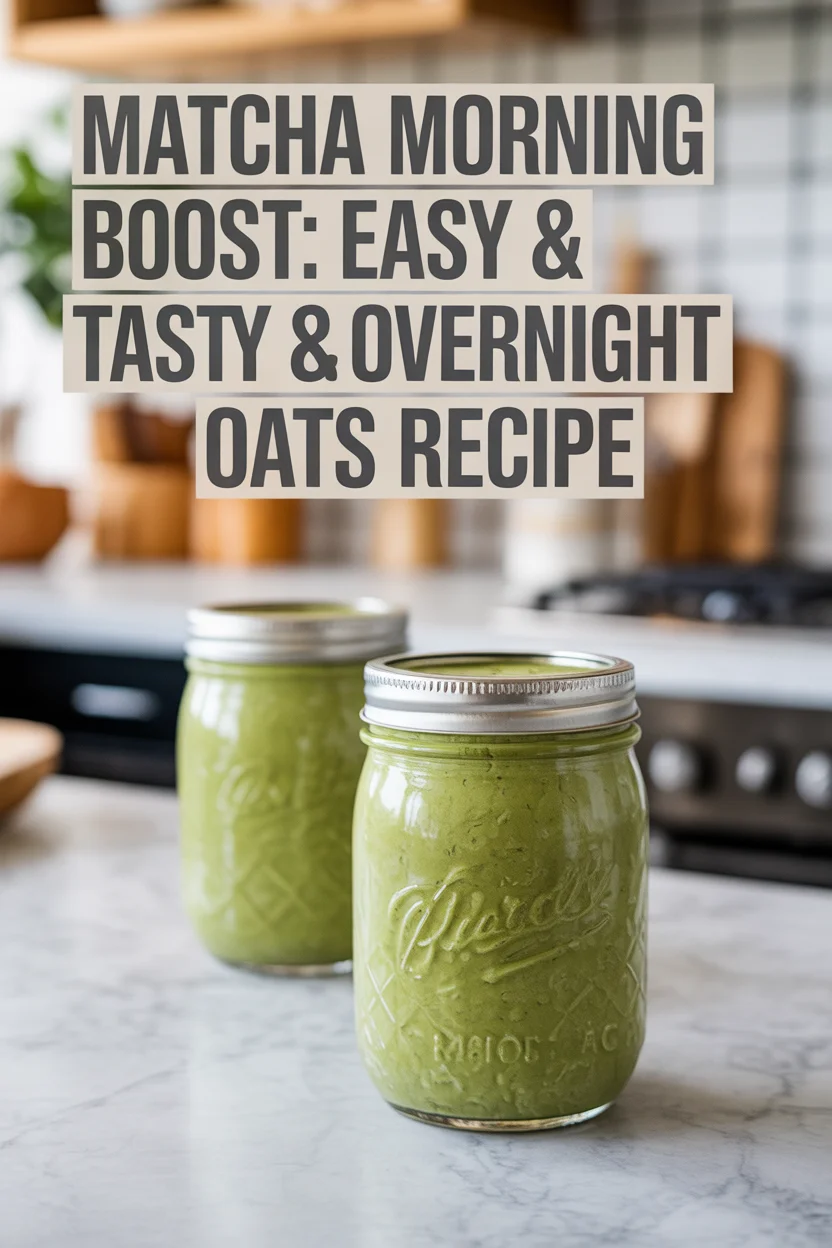 Matcha overnight oats