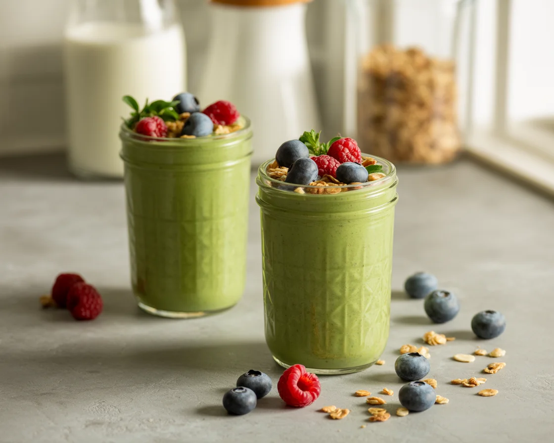 Matcha overnight oats