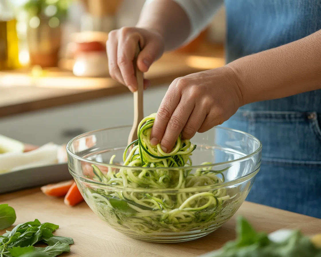 Zucchini noodles recipe