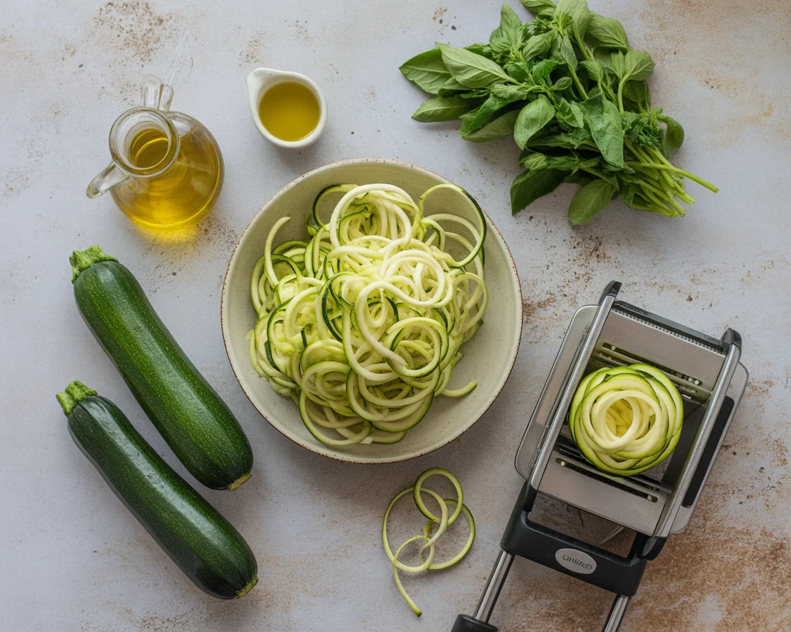 Zucchini noodles recipe