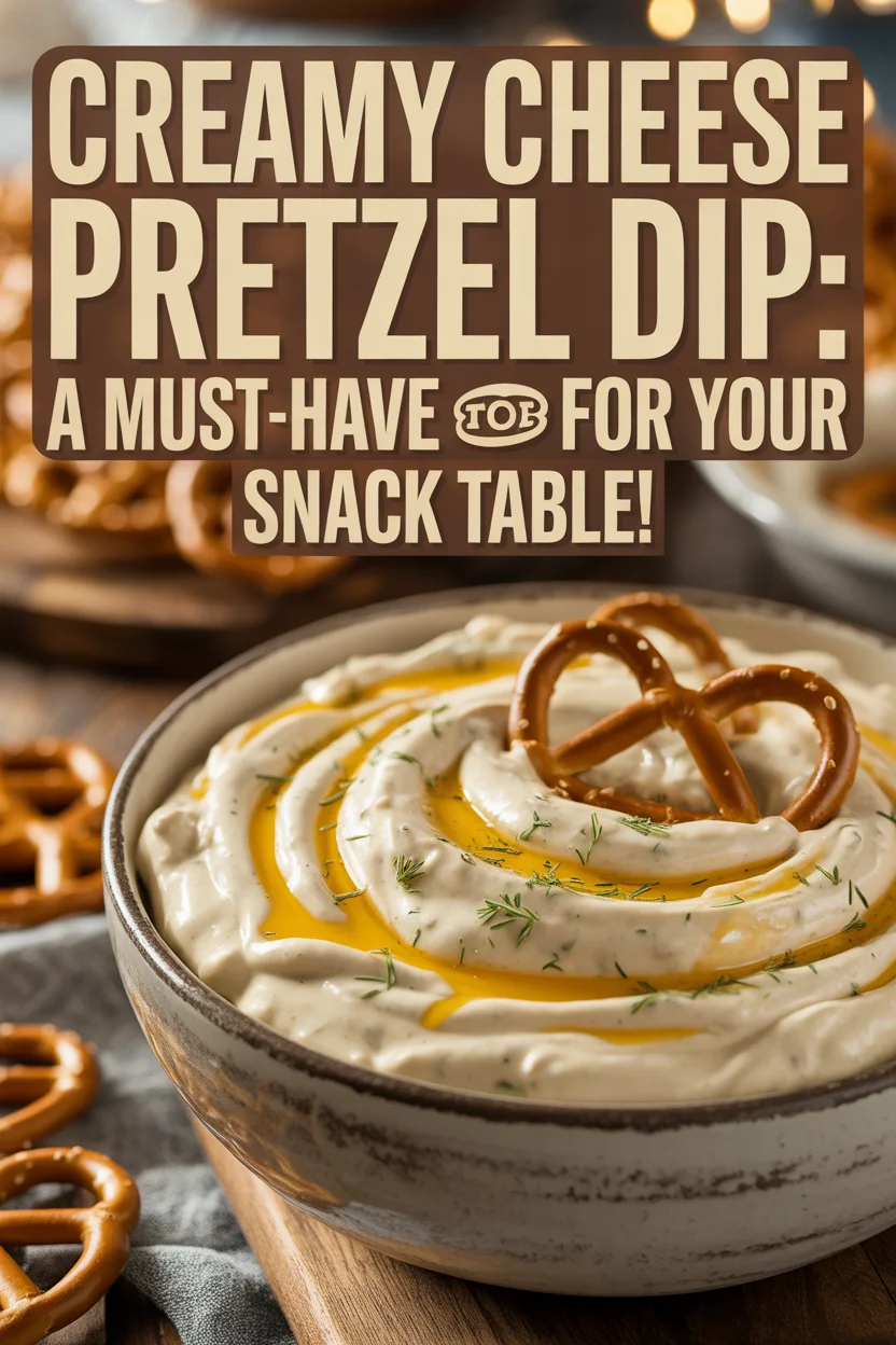 Creamy Cheese Pretzel Dip