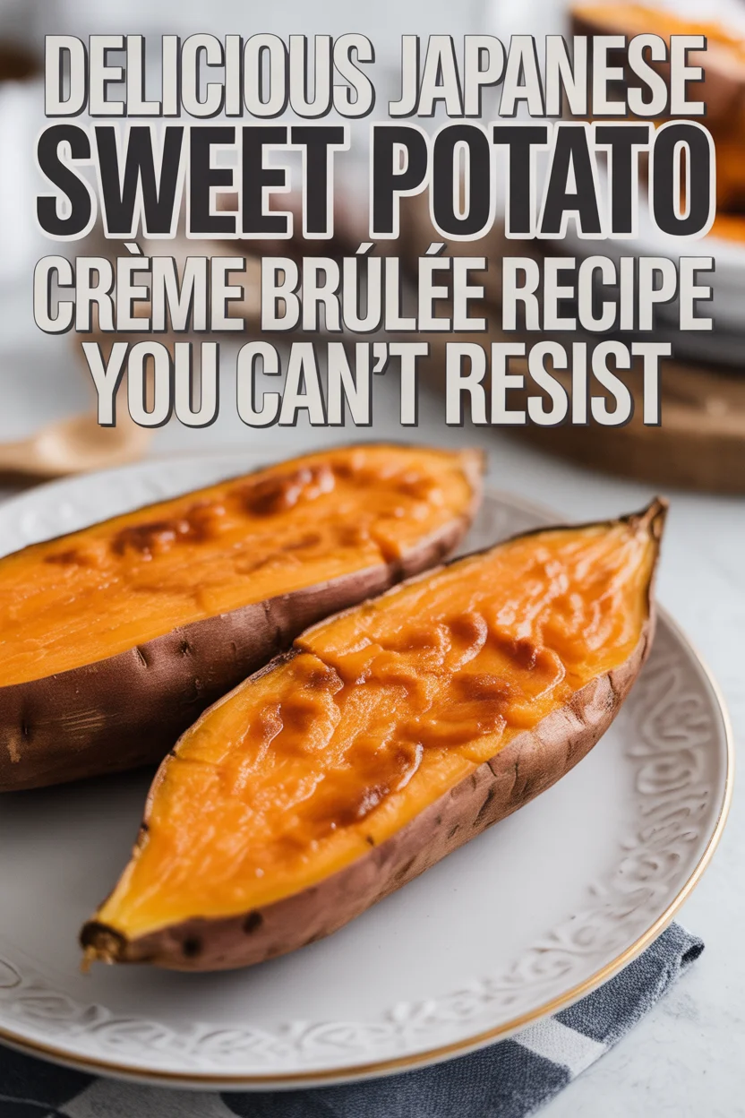 Delicious Japanese Sweet Potato Crème Brûlée Recipe You Can't Resist