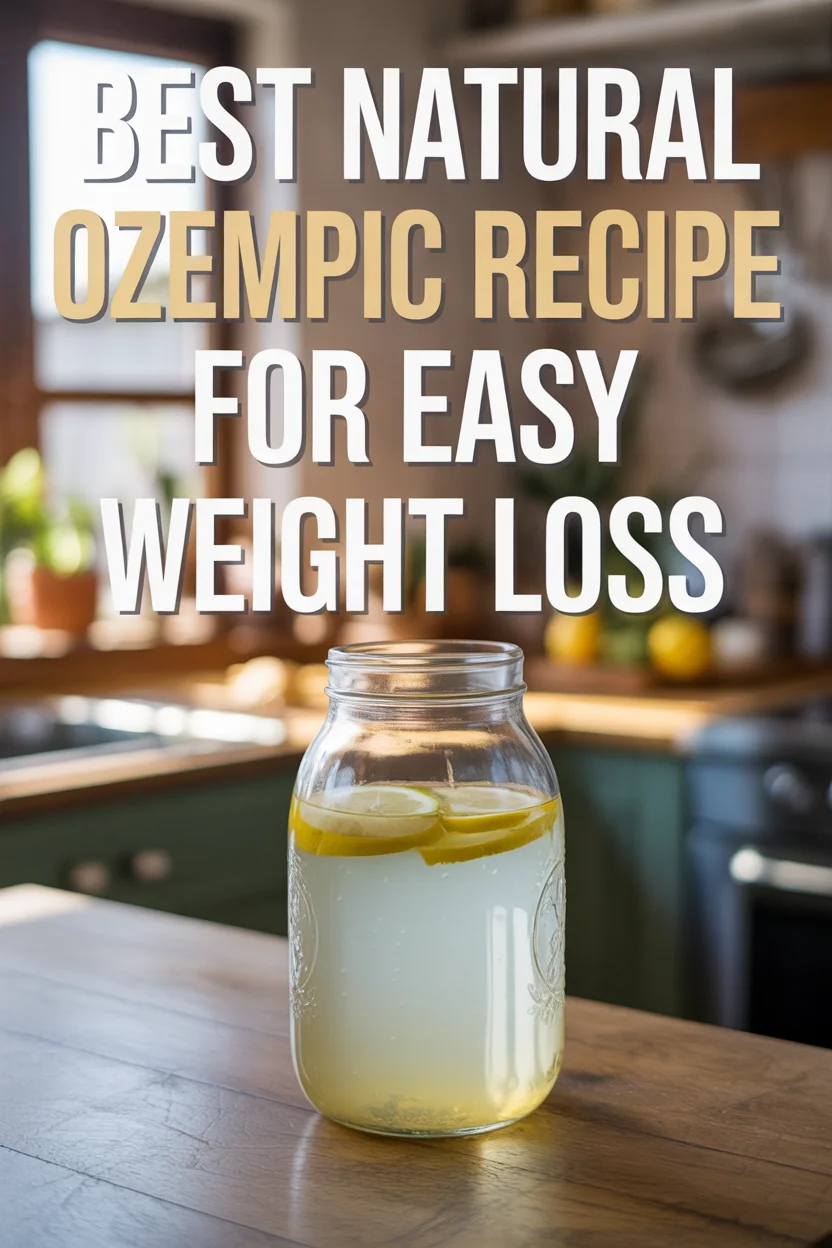 Best Natural Ozempic Recipe for Easy Weight Loss
