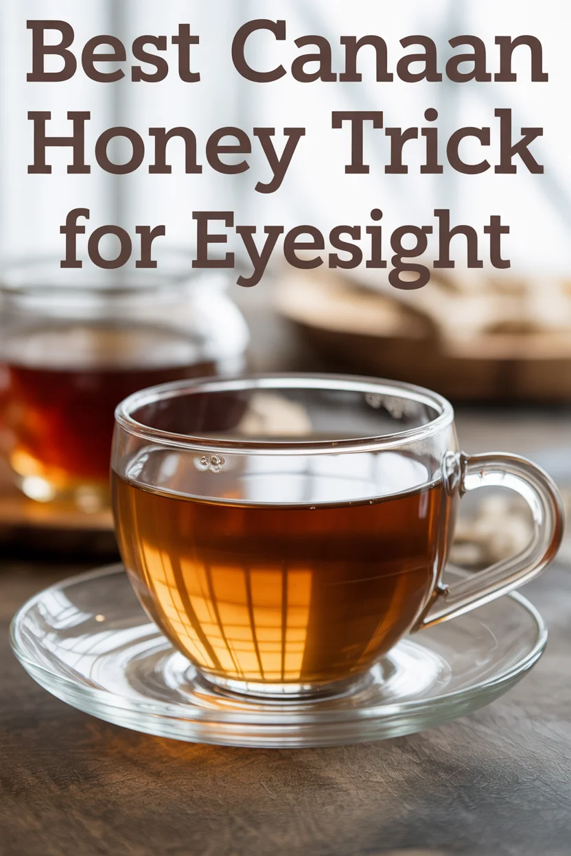 canaan honey trick recipe for eyesight