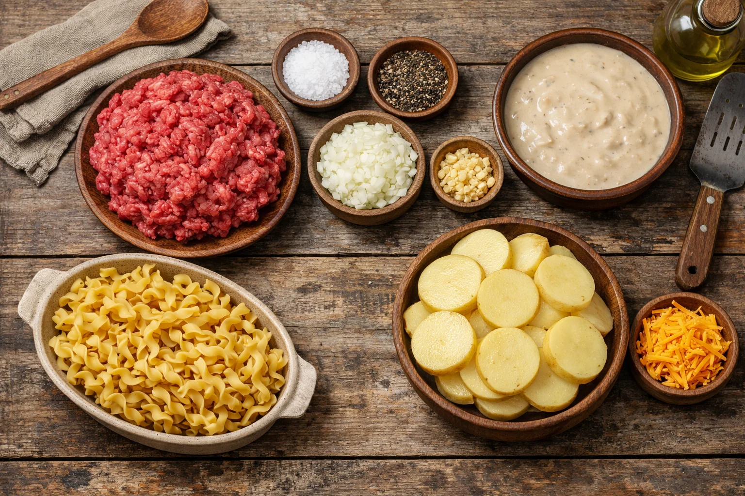 Amish Hamburger Steak Bake