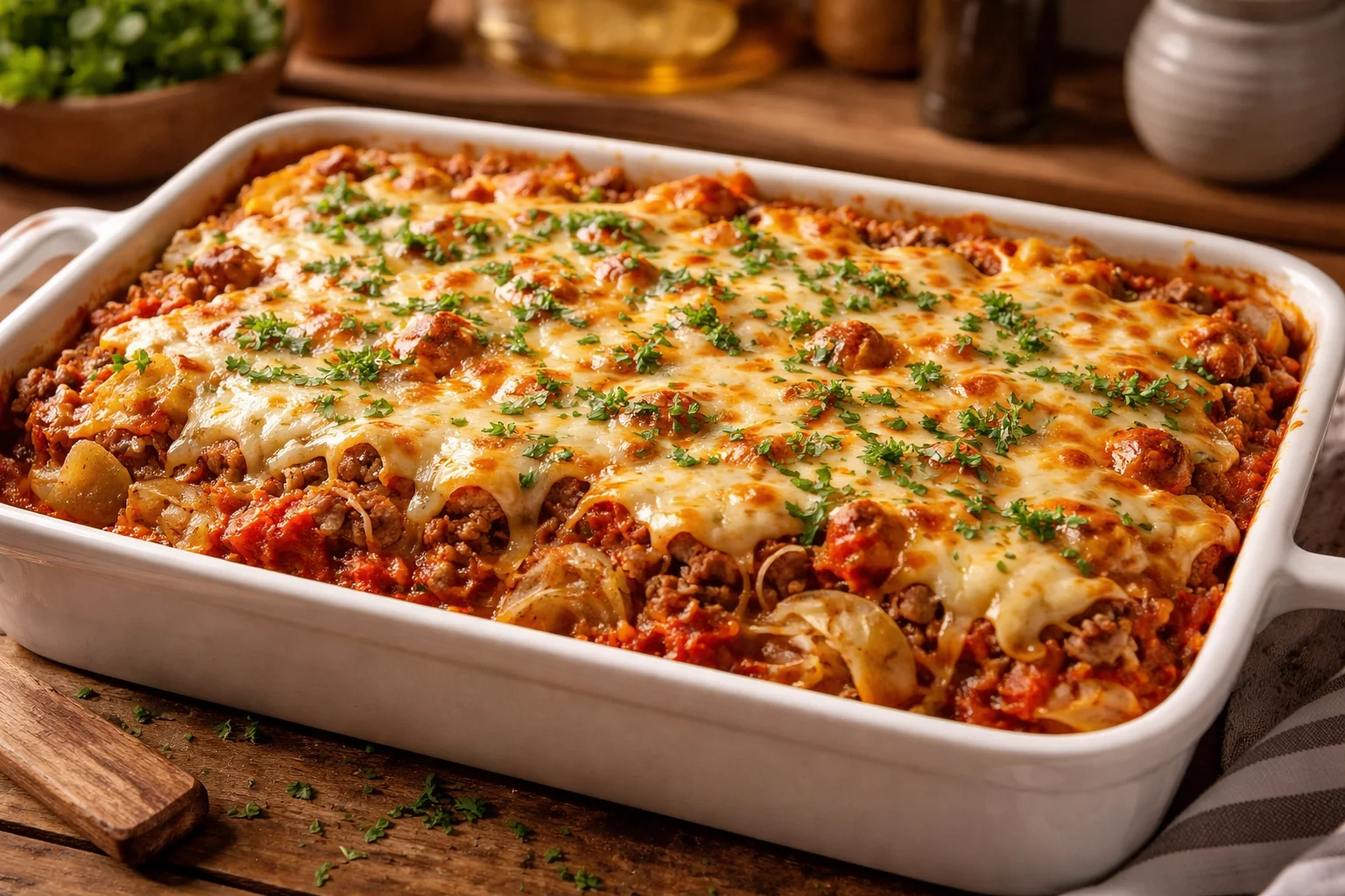 Stuffed Cabbage Roll Casserole