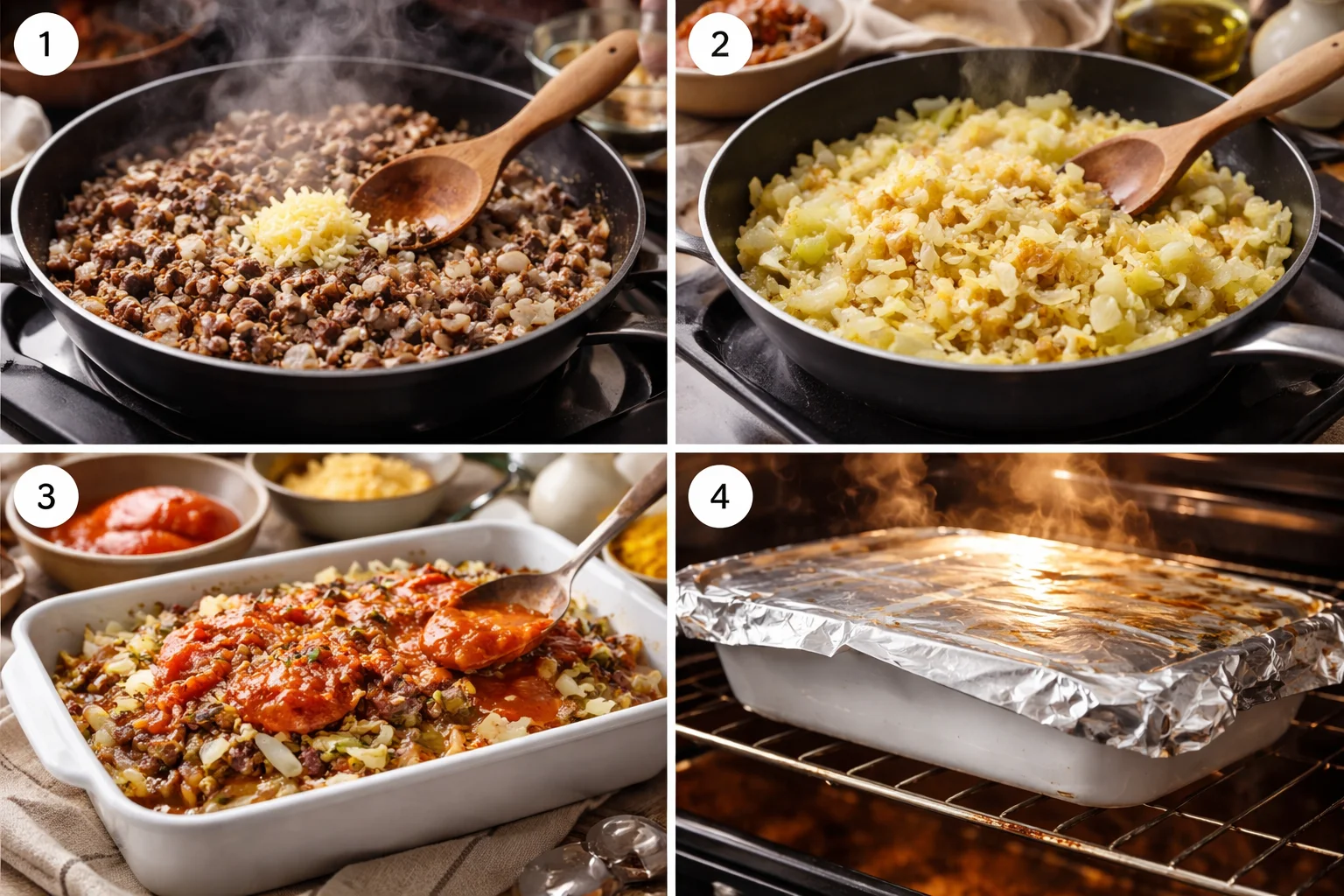 Stuffed Cabbage Roll Casserole