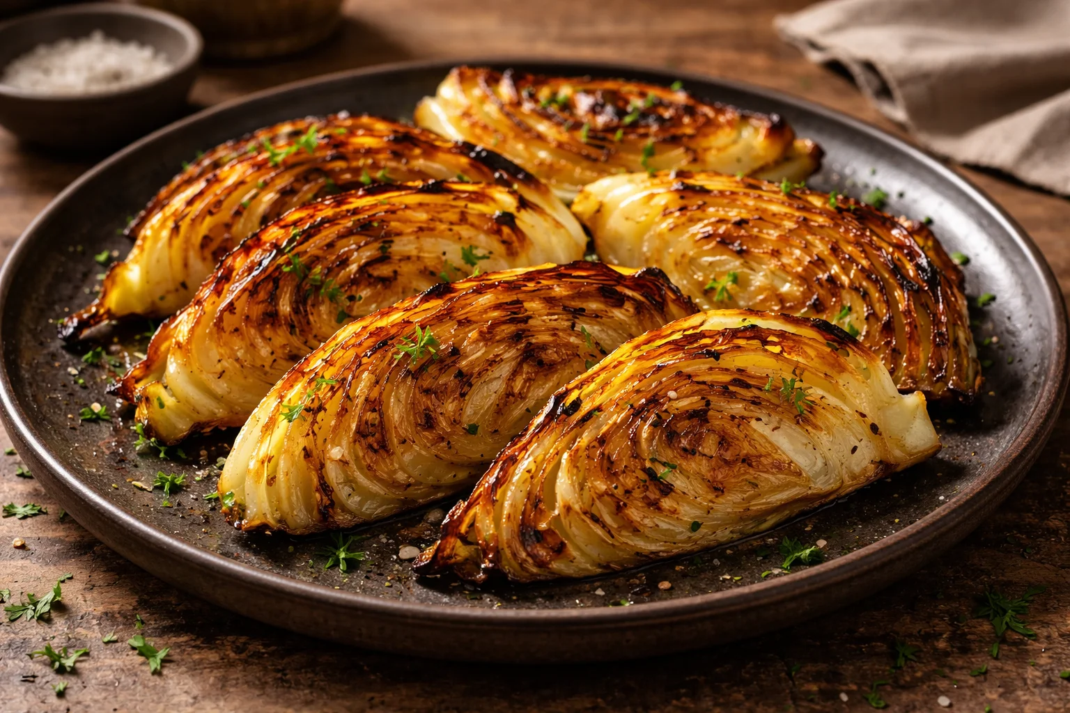 Savory Garlic Butter Roasted Cabbage Slices You’ll Crave