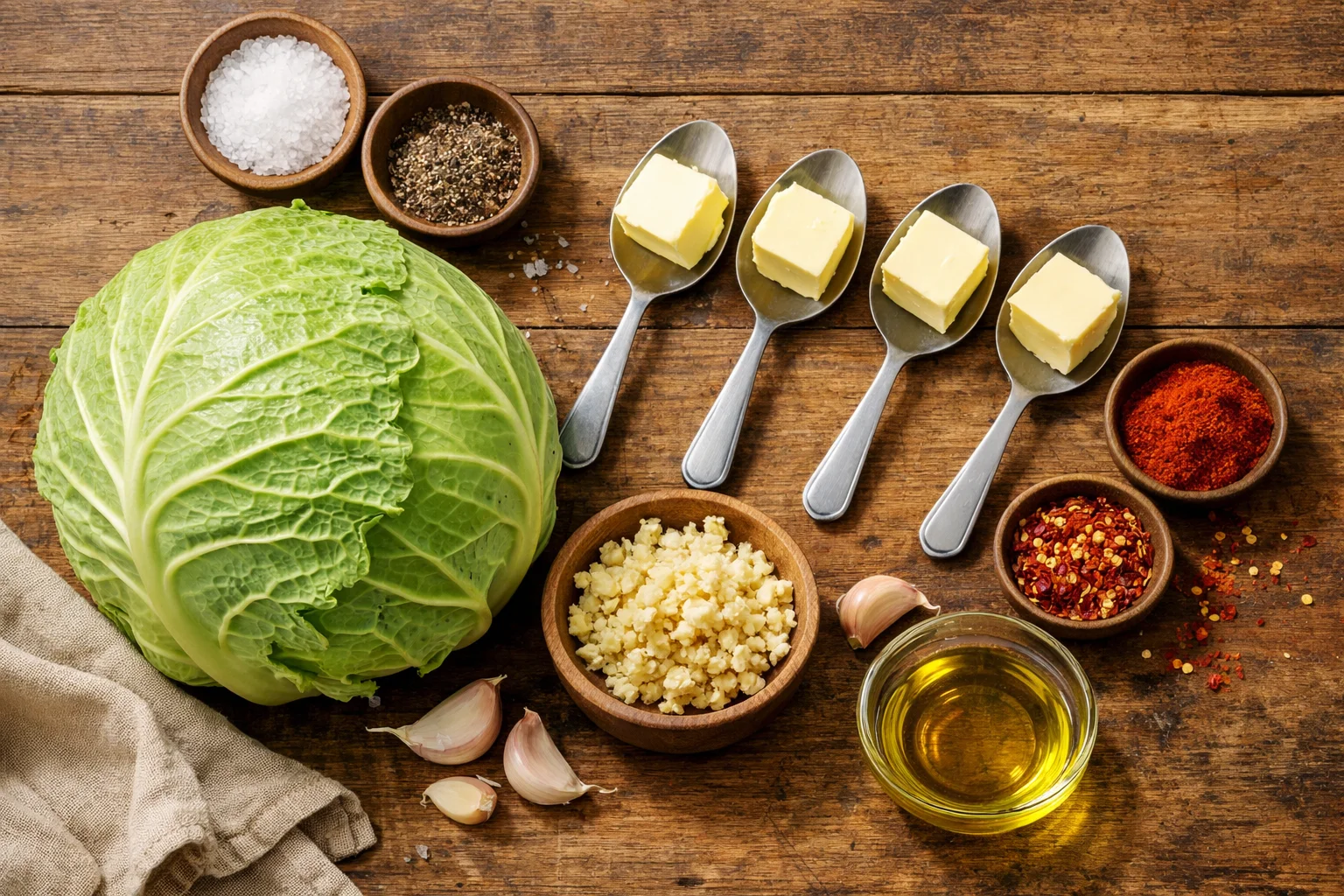 Savory Garlic Butter Roasted Cabbage Slices You’ll Crave