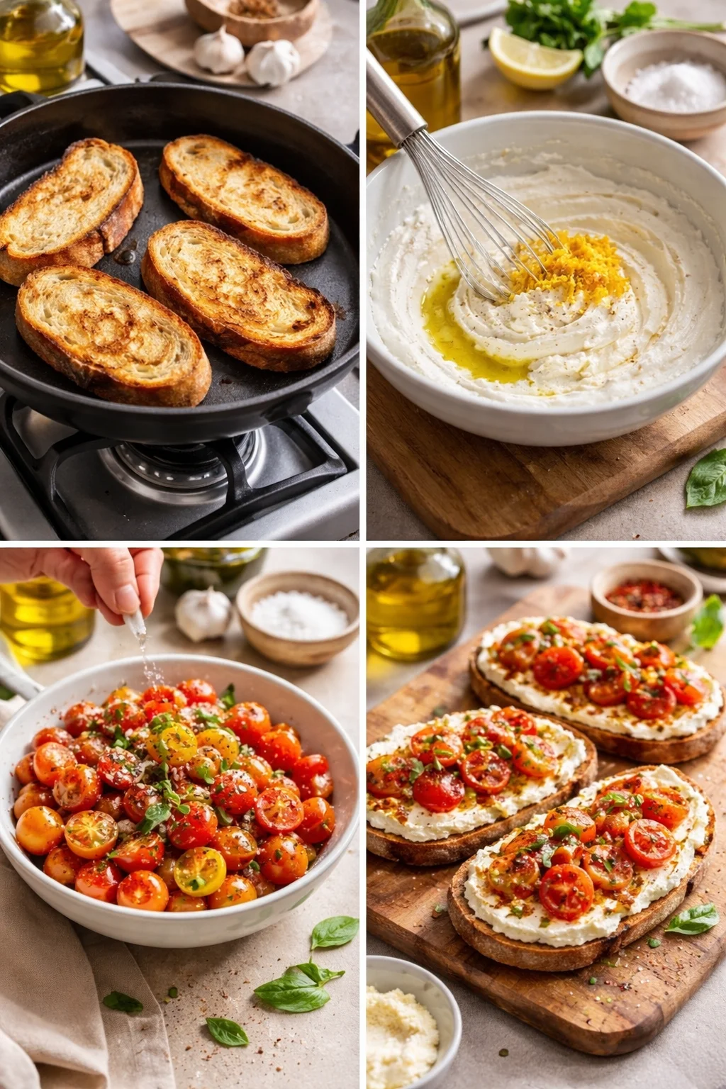 Easy Ricotta & Tomato Sourdough Toast for Lazy Brunches