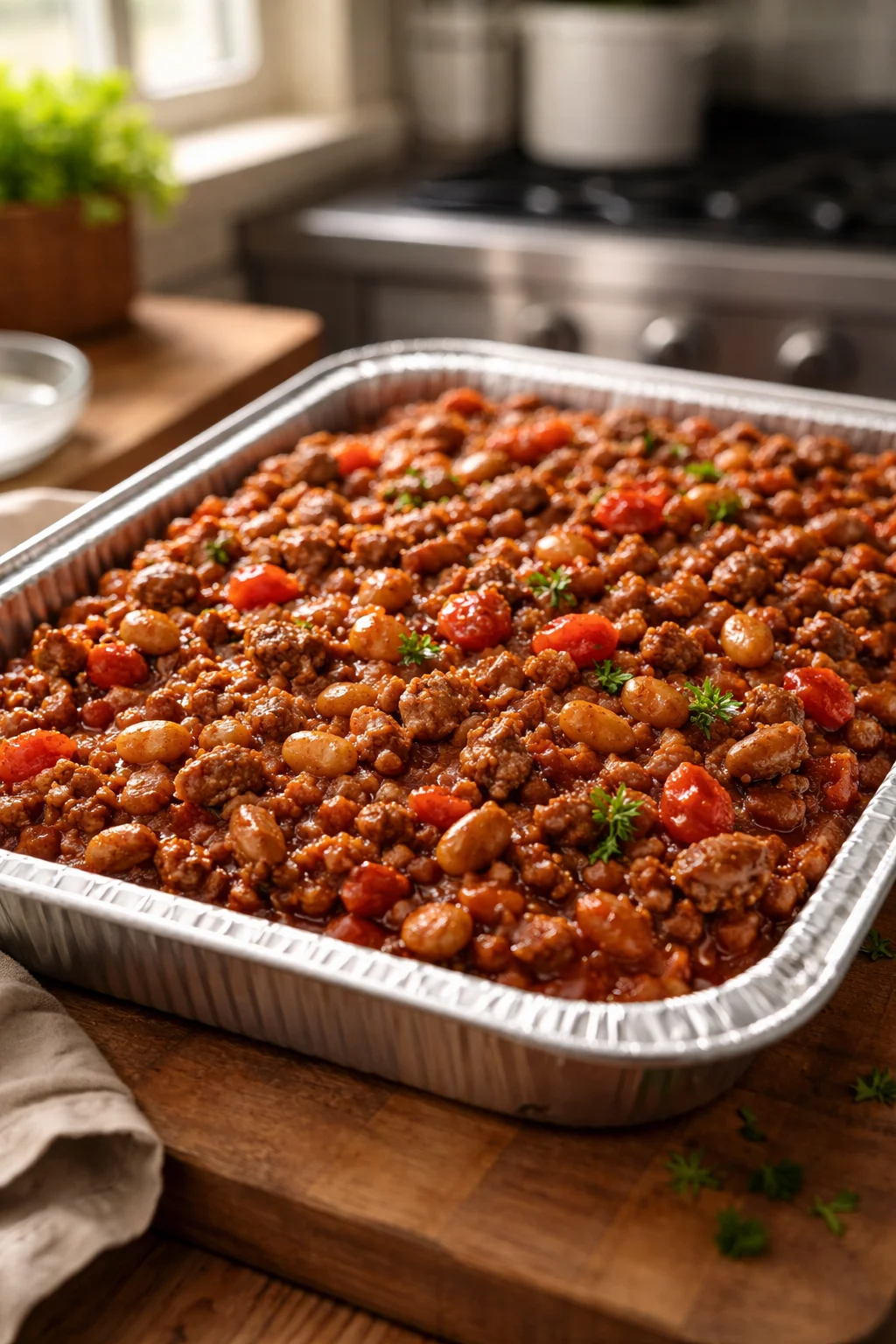 Hearty Baked Beans & Ground Beef Casserole for Cozy Nights