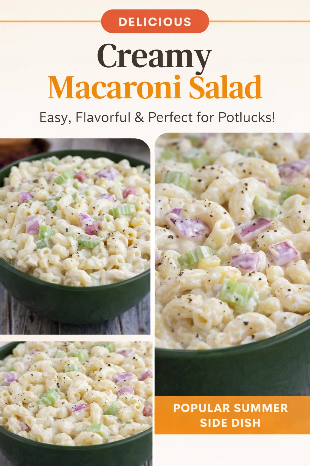 sweet amish macaroni salad