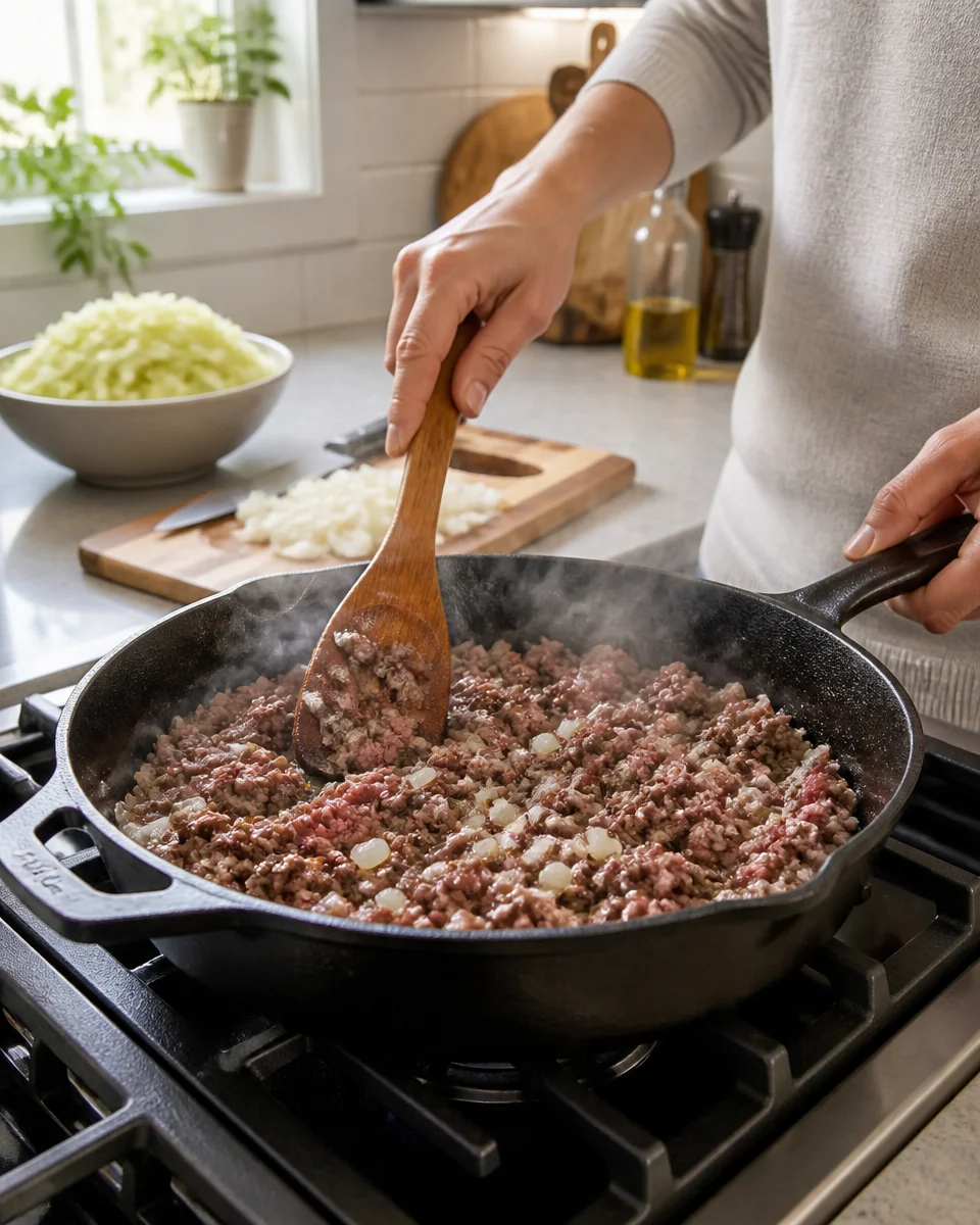 Savory Cabbage Beef Bake for Cozy Family Dinners