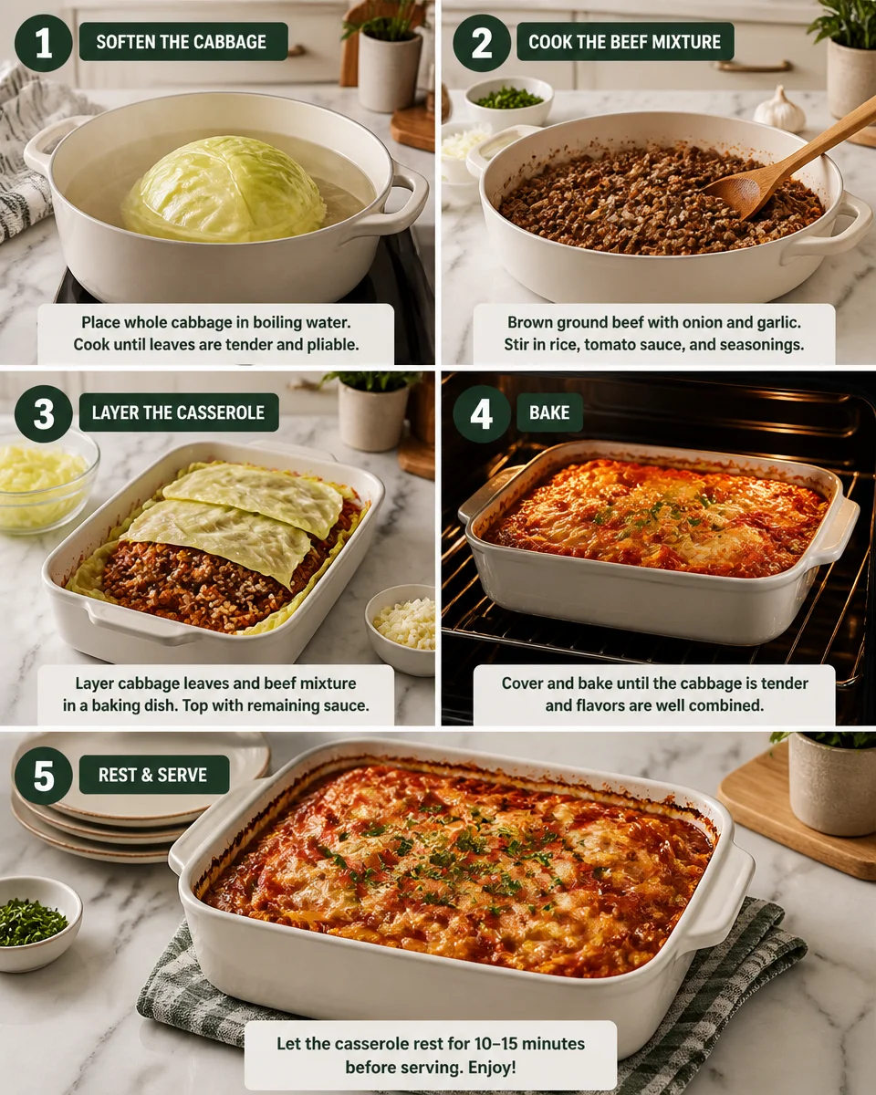 Stuffed Cabbage Roll Casserole That Everyone Will Love