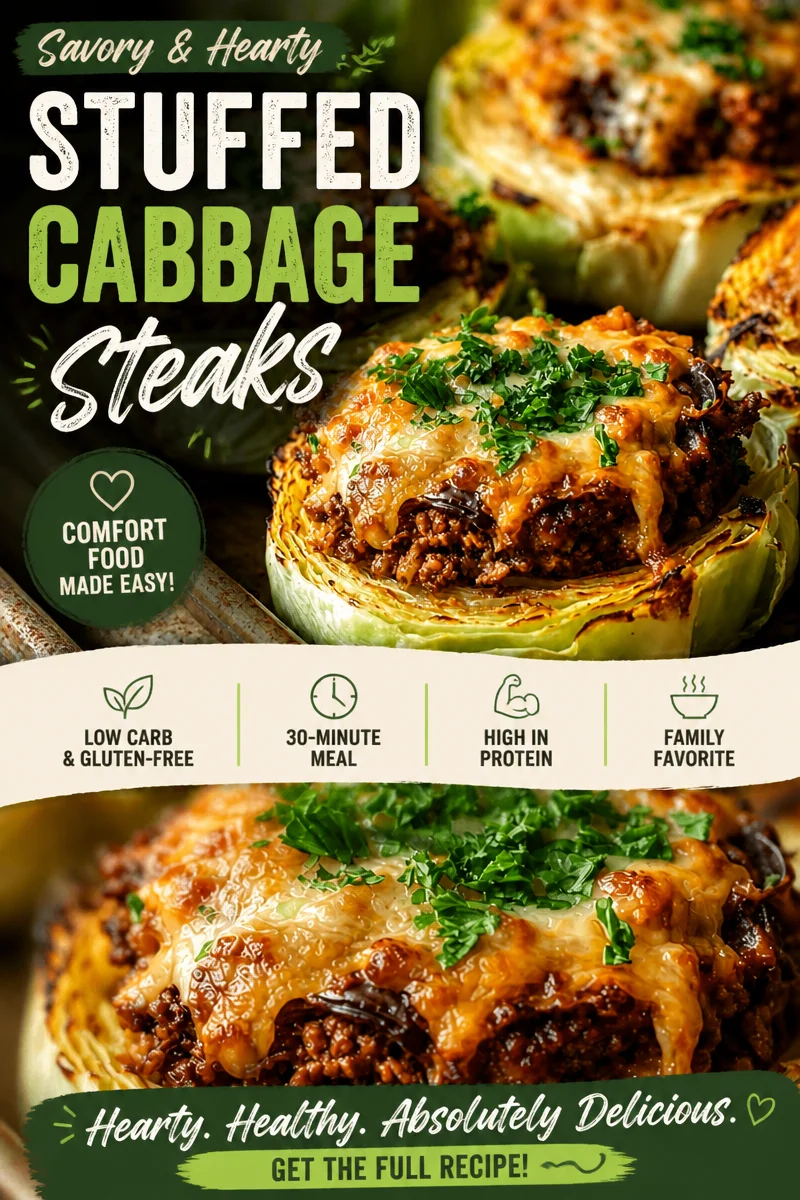 Savory Oven Baked Cabbage Burgers You'll Love to Make