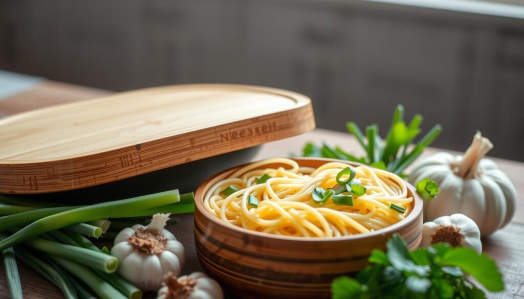 Chinese egg noodles storage
