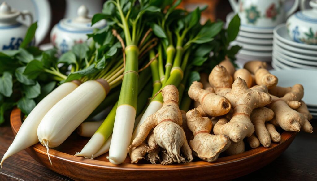 Chinese root vegetables