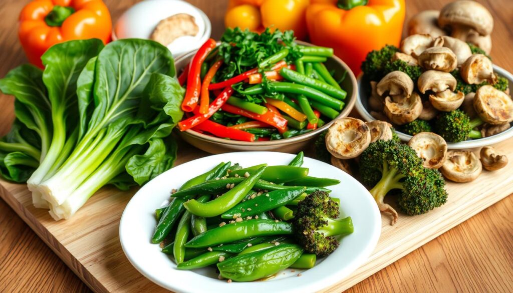 Chinese vegetable dishes