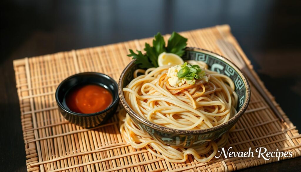 Cold zaru-soba dish