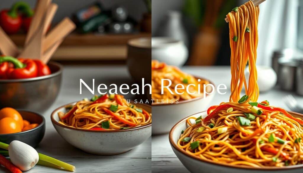Nutritional value of noodles and chow mein