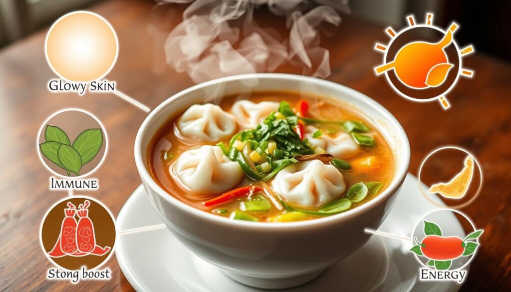 Wonton soup health benefits