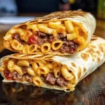 Bacon Mac 'n' Cheese Burger Wrap