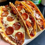 Pepperoni Pizza Tacos