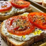 Ricotta and Tomato Sourdough Toast