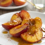 Baked Nectarines with Cinnamon Honey Sauce