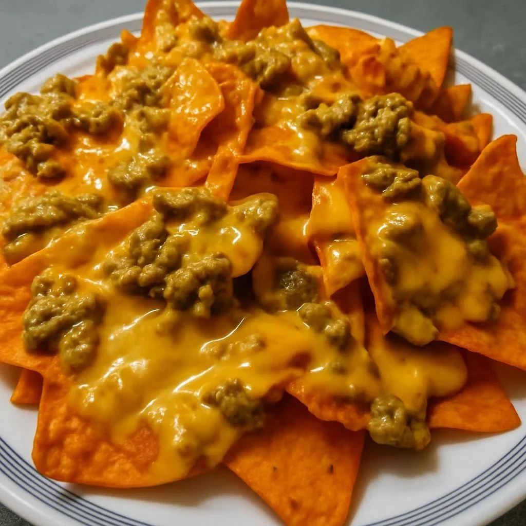 Delicious Rotel dip served with crunchy Doritos for a perfect snack