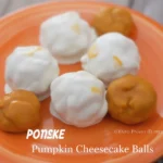 Delicious No Bake Pumpkin Cheesecake Balls garnished with powdered sugar