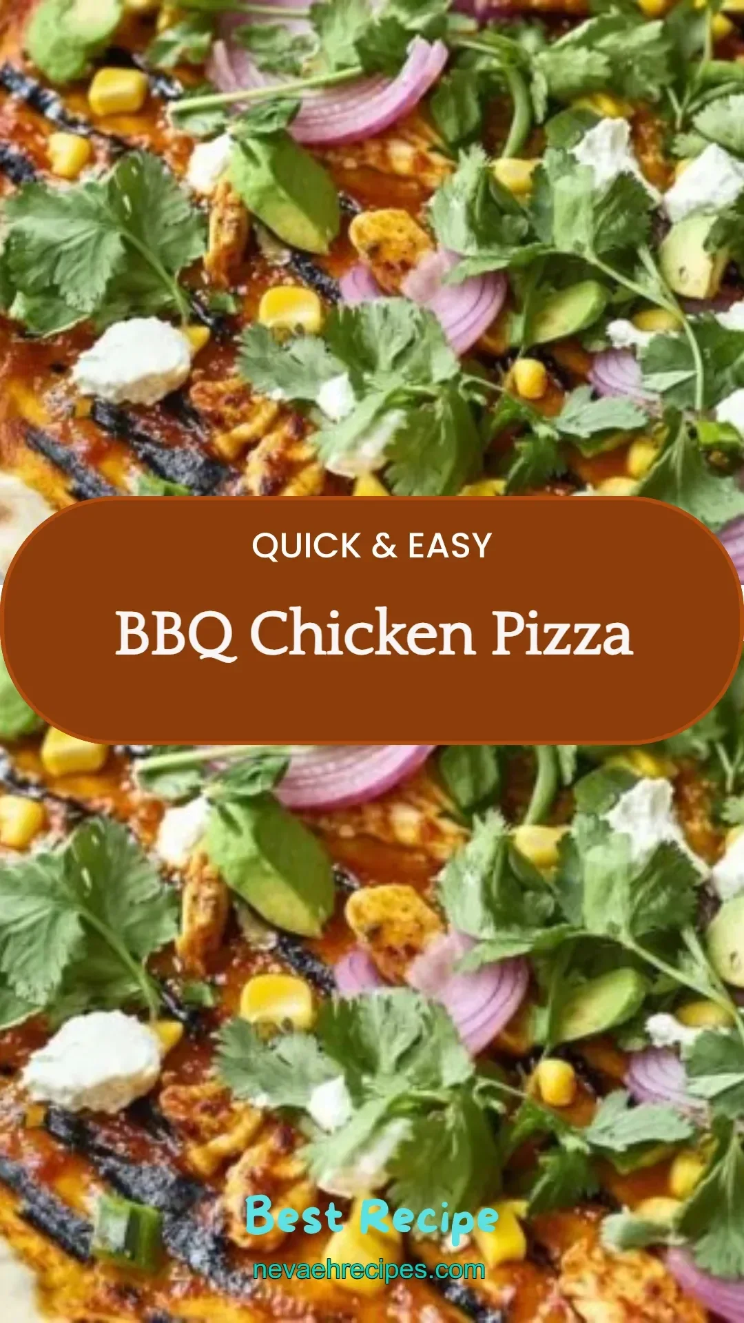 Delicious BBQ Chicken Pizza topped with chicken, BBQ sauce, and cheese