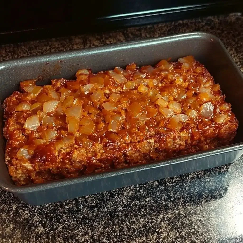 Delicious Caribbean Meatloaf with tropical spices and herbs on a plate