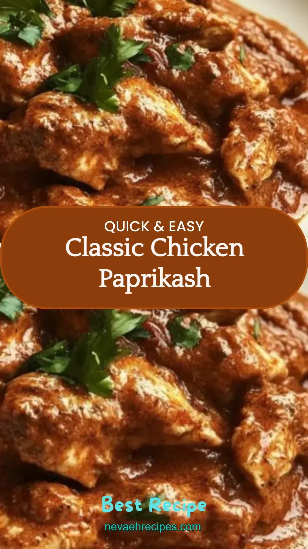 Delicious Classic Chicken Paprikash served in a bowl with vibrant paprika sauce.