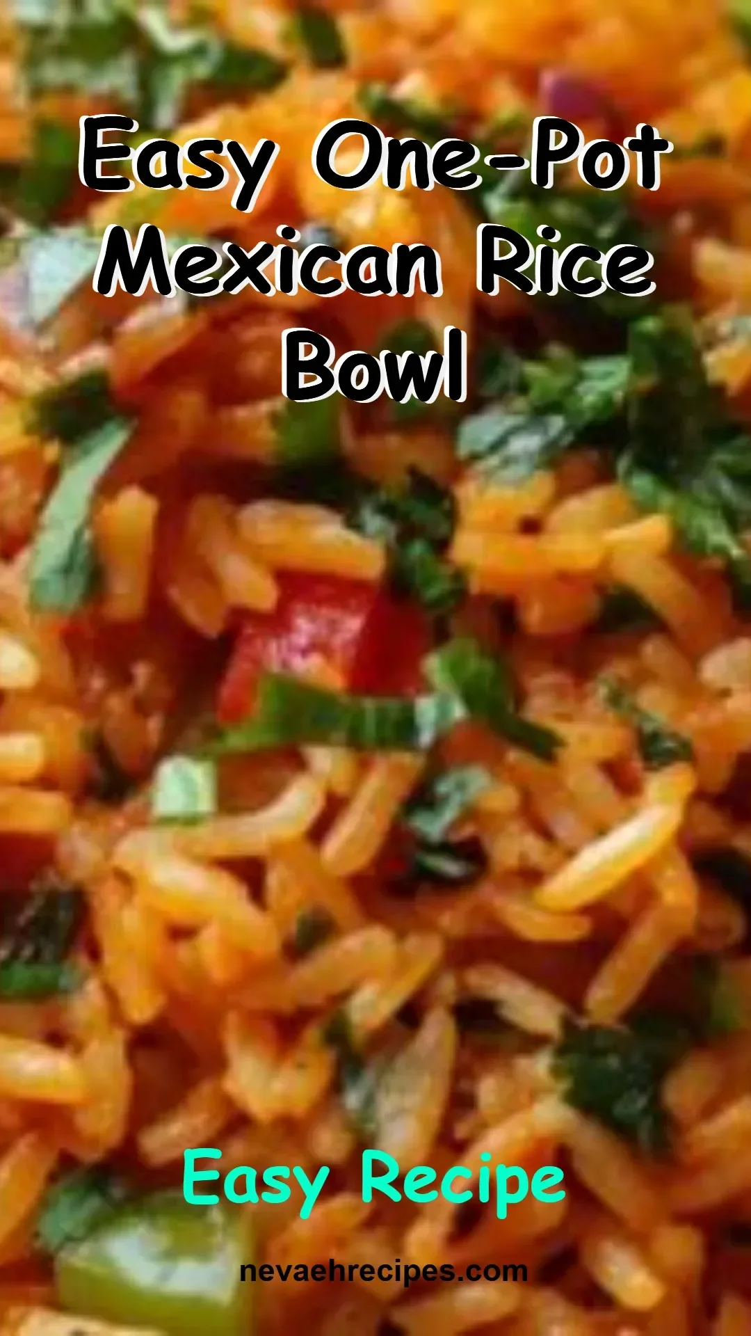 Delicious Easy One-Pot Mexican Rice Bowl with fresh ingredients