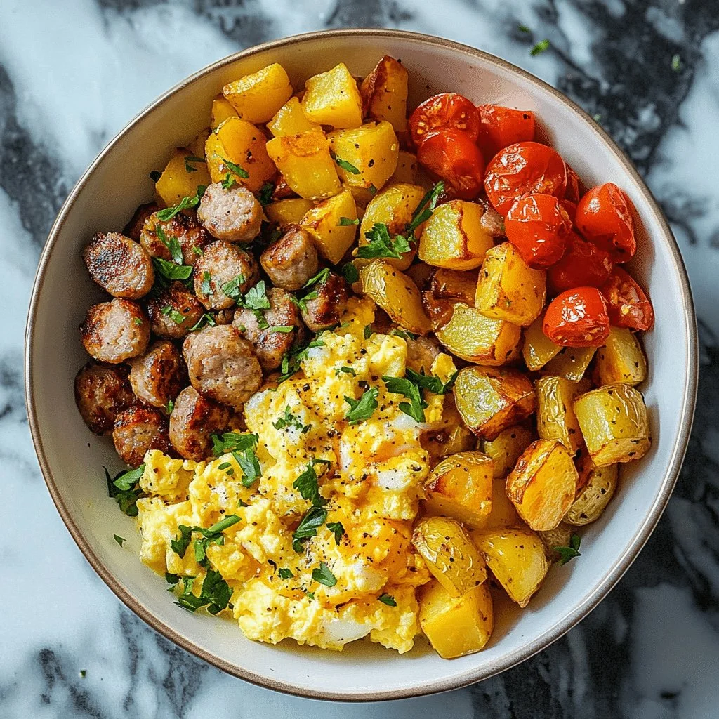 Delicious make-ahead breakfast bowls ready for busy mornings.