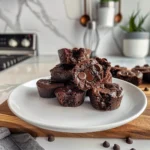 Mini brownie bites ready to indulge in a chocolatey delight