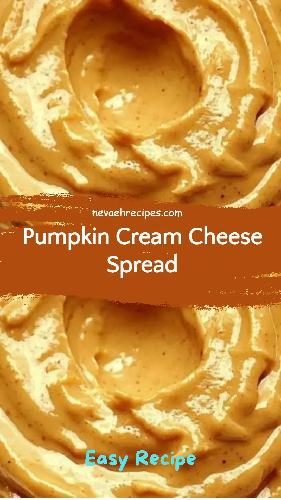 Homemade Pumpkin Cream Cheese Spread served on toasted bread