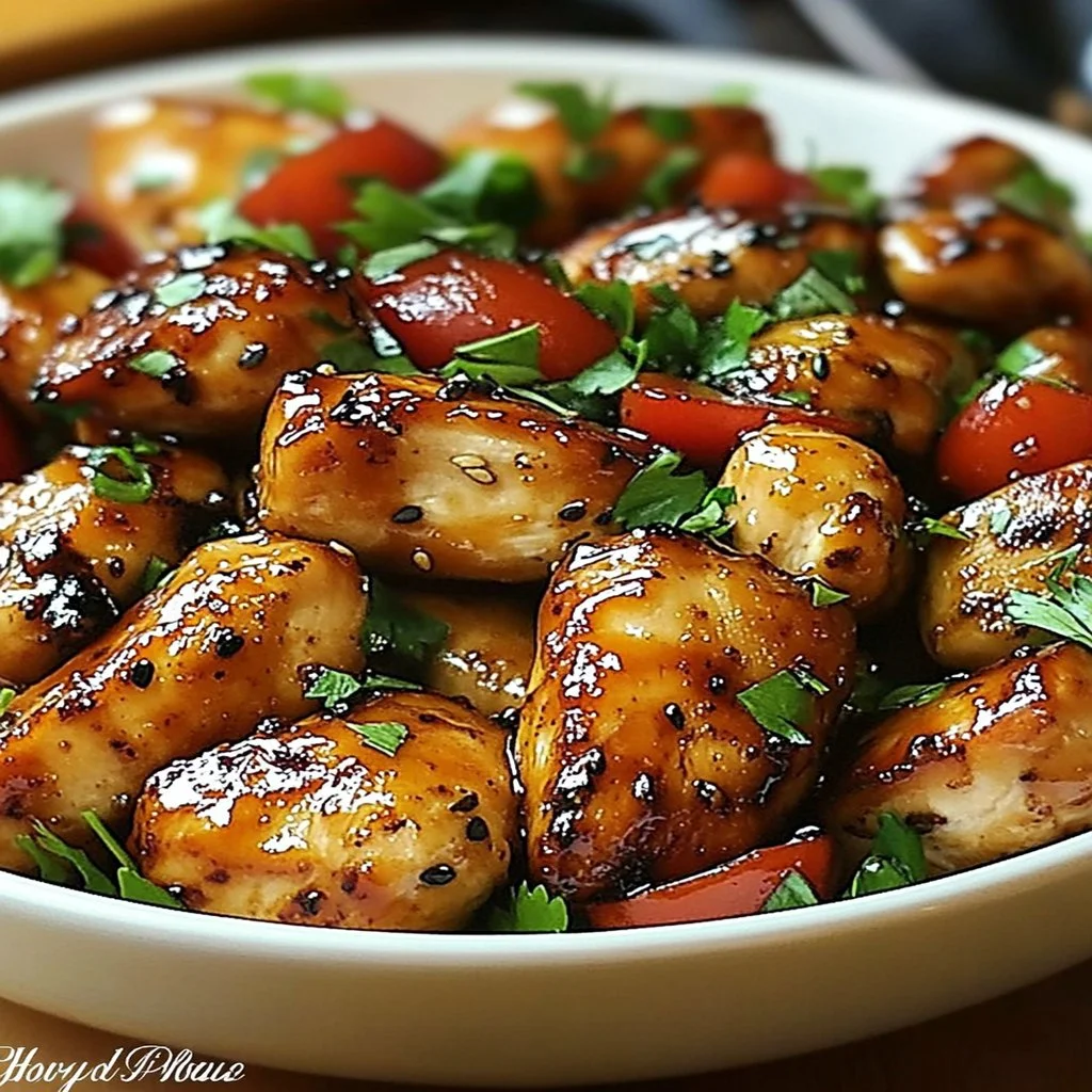 Delicious slow cooker honey teriyaki chicken served with rice and vegetables