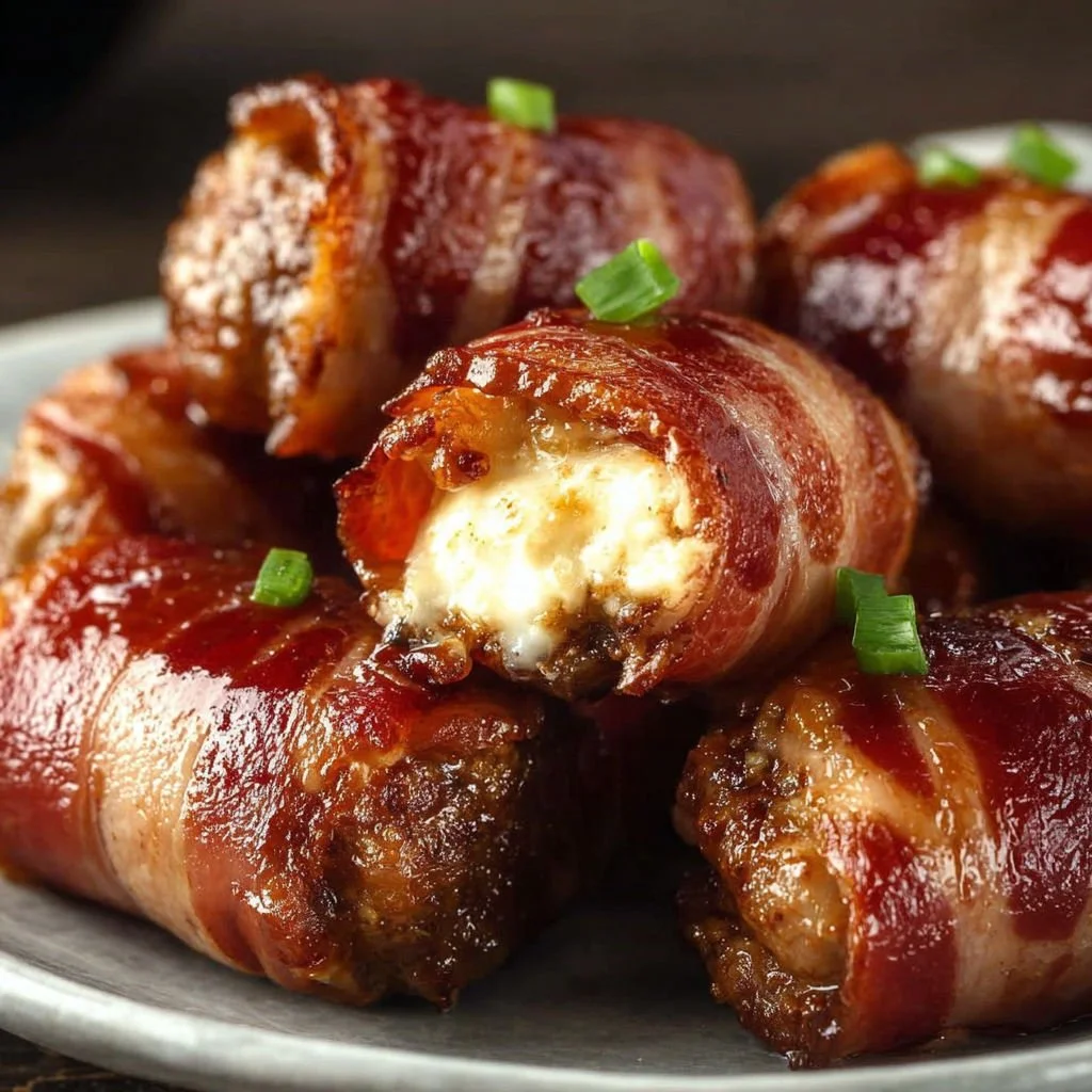 Delicious smoked shotgun shells ready to serve at a barbecue