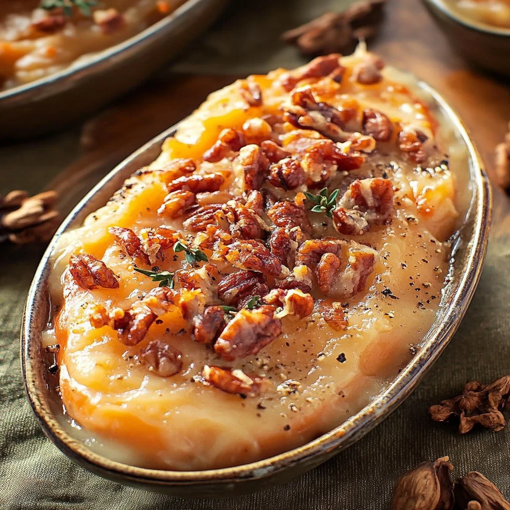 Thanksgiving Sweet Potato, Cranberry, and Green Bean Medley dish