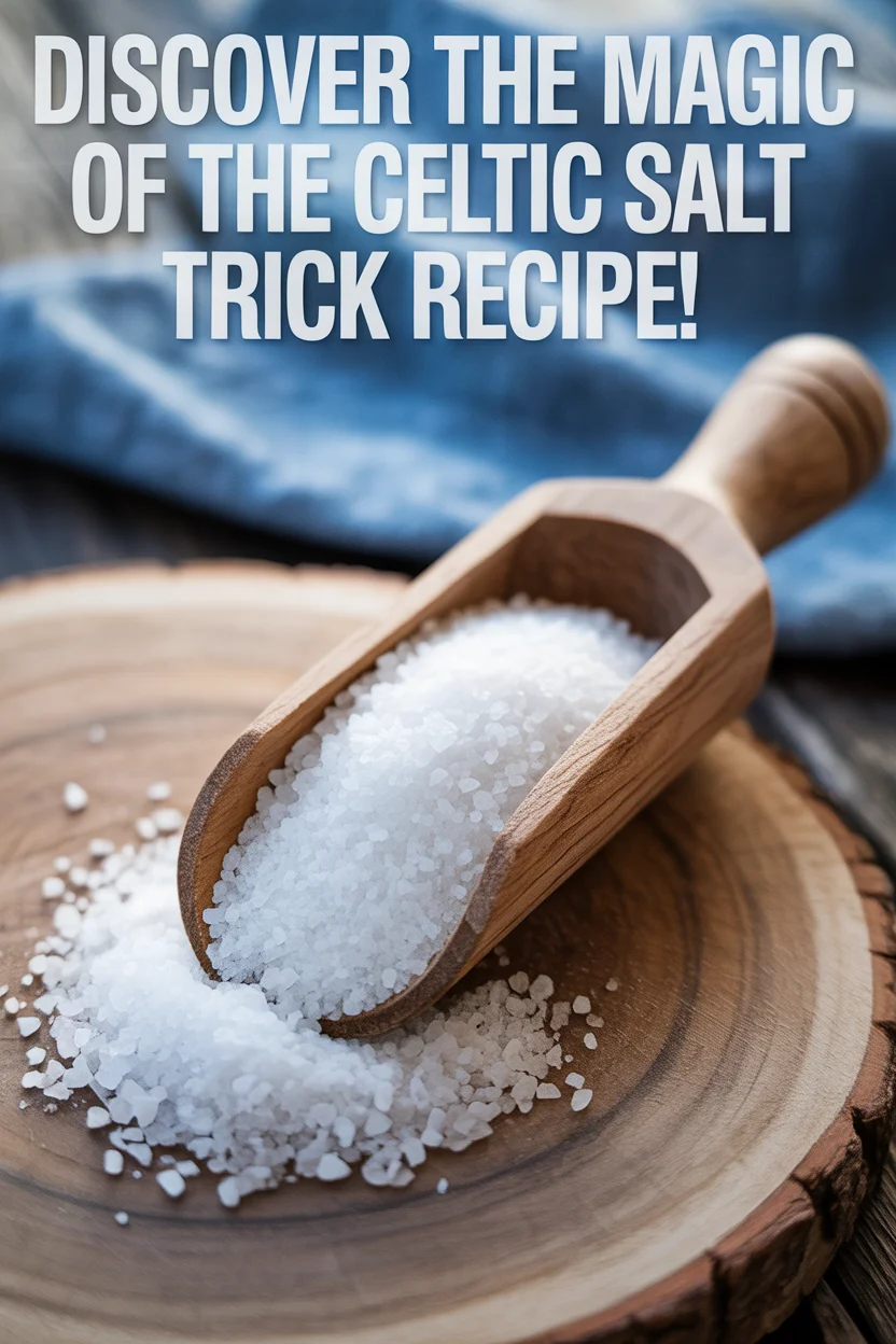 A Pinterest style image for a Celtic Salt Trick recipe