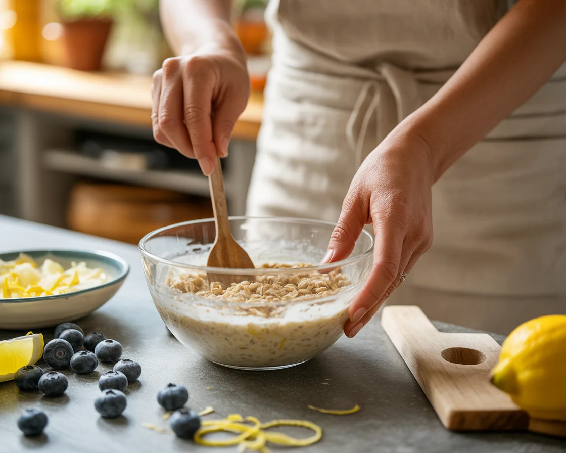 Protein-packed baked oats