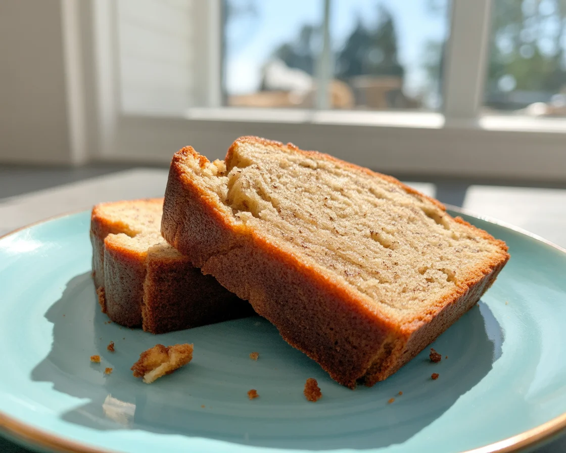Oat flour banana bread
